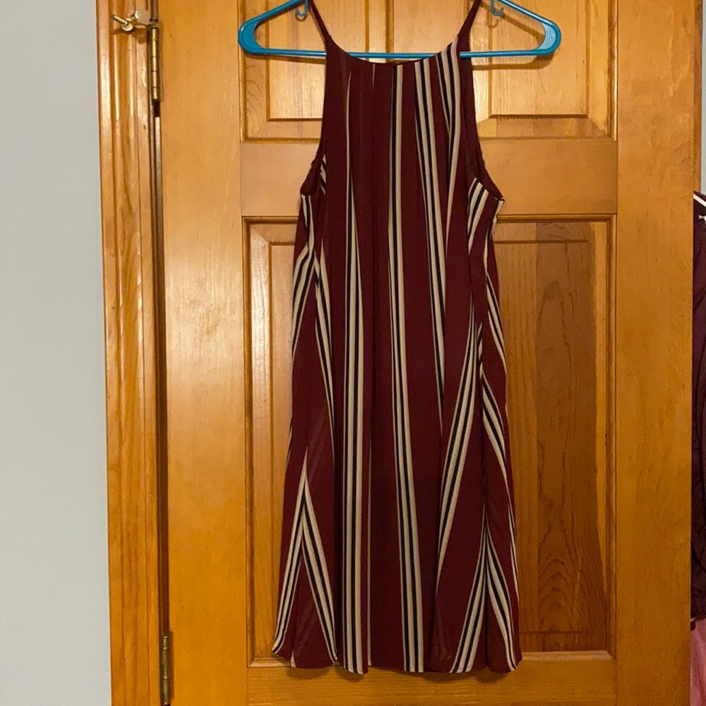 Francesca’s Maroon Dress